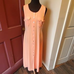 Gorgeous peach colored dress, excellent condition